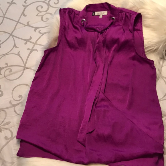 Jennifer Lopez women top size large color purple - Picture 5 of 8
